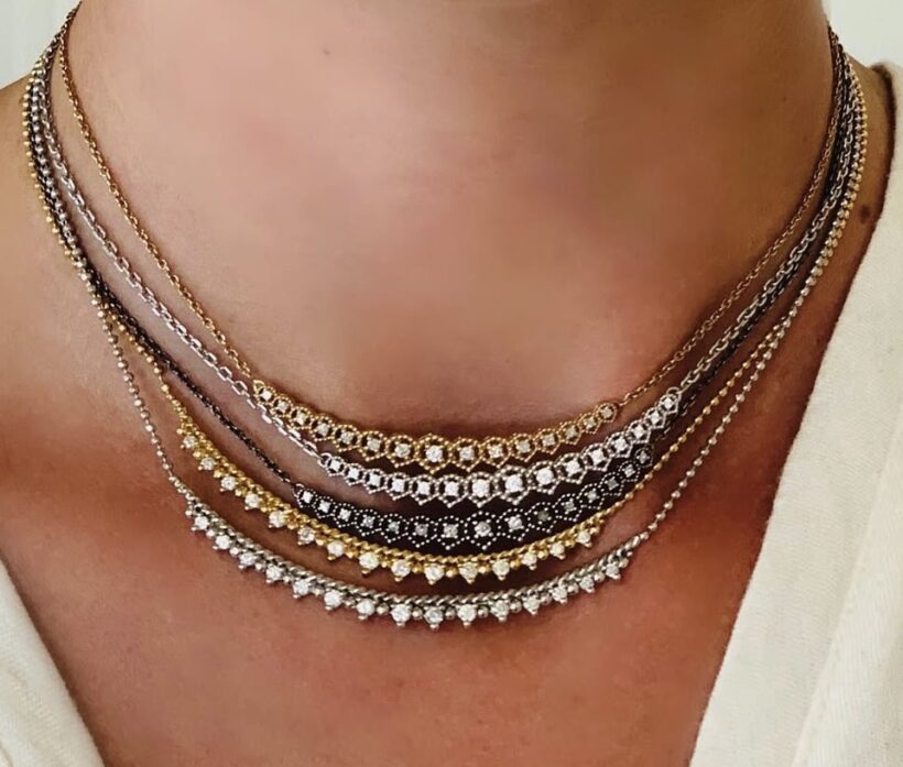 Necklace "Light fever" - Image 4